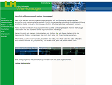 Tablet Screenshot of lh-werkzeuge.de